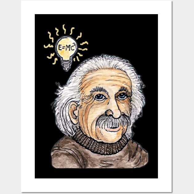 Albert Einstein Wall Art by ArtisticEnvironments